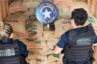 carga de café contendo cocaína